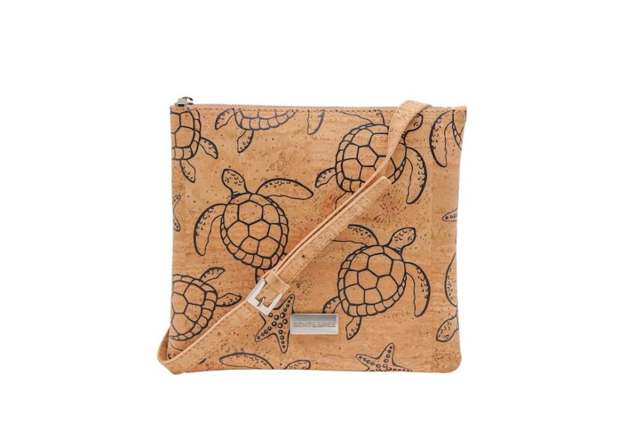 Bent and Bree Cork Turtles Crossbody