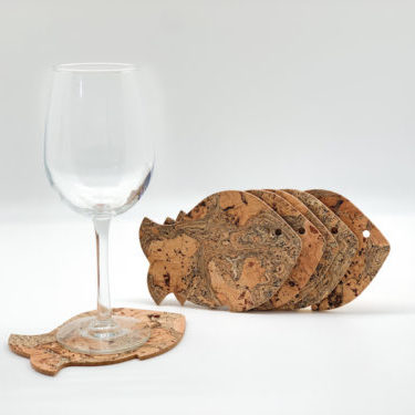 Fish Coasters Fish Cork Coasters