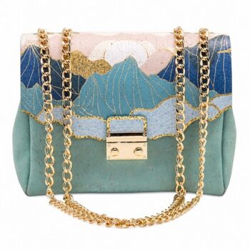 Oriana Cork Purse - Skyline