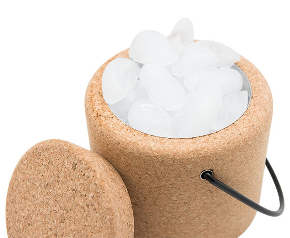 Cork ice bucket